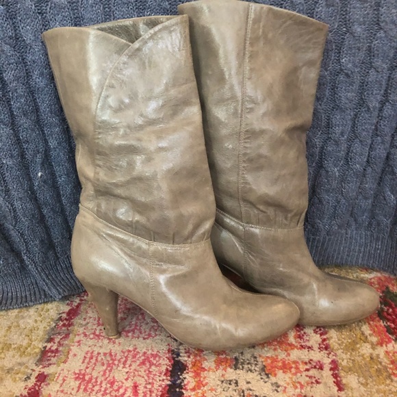 Vintage leather boots - Picture 2 of 5
